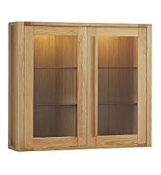 Sonoma Light 2-Door Glazed Top Unit with Lights