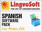 LingvoSoft Spanish dictionaries software pack for Palm OS