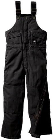 Polar King Overalls Pants Boy's Insulated Black Bib Overalls 259 07