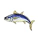 Bluefin Tuna Fish - Fishing - Iron on Applique/Embroidered Patch