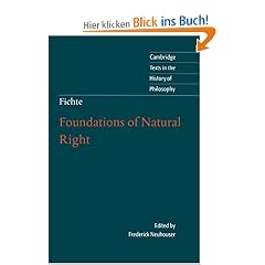 Foundations of Natural Right (Cambridge Texts in the History of Philosophy)