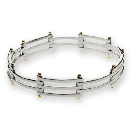 Eve's Addiction Gatelink Bracelet in Sterling Silver