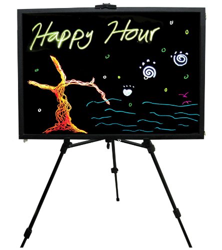 Edge Lit Signs LED writing Board lighted open menu sign display advertising flashing for coffee club