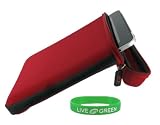 Red iCap Nylon Hard Carrying Case for Apple iPad 3G Wi-Fi