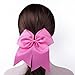 8 Inch Cheerleader Bows Ponytail Holder Cheerleading Bows Hair Tie(Multicolor)