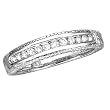 Sterling Silver 1/4 ct. Diamond Bridal Wedding Band