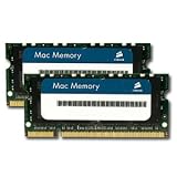 Corsair VSA4GSDSKIT667C4 Mac Memory 4GB 2 X 2GB PC2-5300 667MHz 200-Pin SODIMM Memory for Apple Laptops