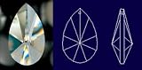 38mm Feng Shui Teardrop Crystal Prisms