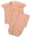 Capezio Girls 7-16 Hold & Stretch Footless Tight Socks