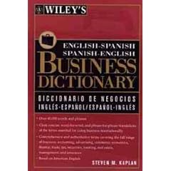 Wiley's English-Spanish, Spanish-English Business Dictionary