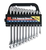 Combination Wrench Set, 8 to 19mm - 11 Pieces