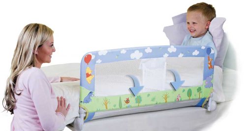 Childrens Toyshop   : Tomy : Winnie the Pooh Folding Bed Rail