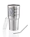 Kodiak- Double Wall Vacuum Insulated, 18/8 Stainless Steel Tumbler Cup 30 Oz, BPA free, with Stainless Steel Drinking Straw (30oz)