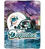 New Miami Dolphins 60"x80" Royal Plush Raschel Throw Blanket - Aggression Style Warm Durability