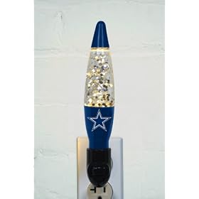 Pack of 3 NFL Dallas Cowboys Football Lava Lamp Night Lights