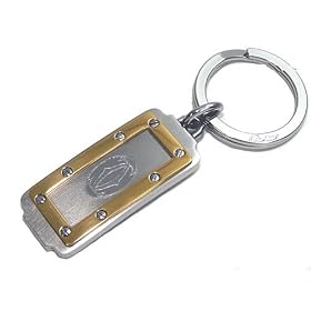 Buy Cartier - Santos de Cartier Bi-Color Key Ring by Cartier