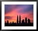 City Skyline at Sunrise Dominated by Petronas Twin Towers, Kuala Lumpur, Malaysia Lon...
