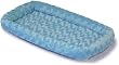 Midwest Quiet Time Fashion Pet Bed, Powder Blue, 36 x 23