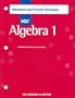 Algebra 1: Homework and Practice Workbook