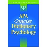 apa concise dictionary of psychology