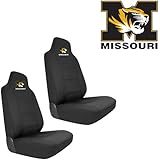 MU University of Missouri Tigers Car Truck SUV Universal-Fit Bucket Seat Covers - Pair