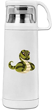 Starbks Anaconda Cartoon Stainless Steel Vacuum Insulated Water Bottle White