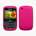 Hot Pink Silicone Case / Skin / Cover for RIM BlackBerry Curve 8520 / 8530