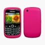 Hot Pink Silicone Case / Skin / Cover for RIM BlackBerry Curve 3G 9330 / 9300 / 8520 / 8530