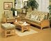 Cottage Grove 5 Piece Sofa Bed Living Room Set - Golden Oak