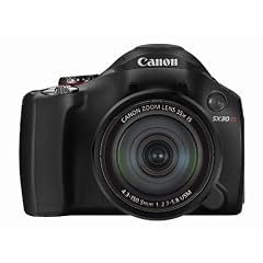 Canon PowerShot SX30 IS Digitalkamera (14 Megapixel, 35-fach opt. Zoom, 6,8 cm (2,7 Zoll) Display, bildstabilisiert ) schwarz