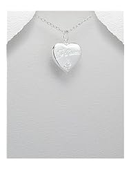 Heart CZ Pendant Necklace In 92.5 Sterling Silver