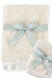 Bearington Baby Cream Swirly Snuggle Blanket
