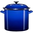 Le Creuset Enamel-on-Steel 8-Quart Covered Stockpot, Cobalt Blue