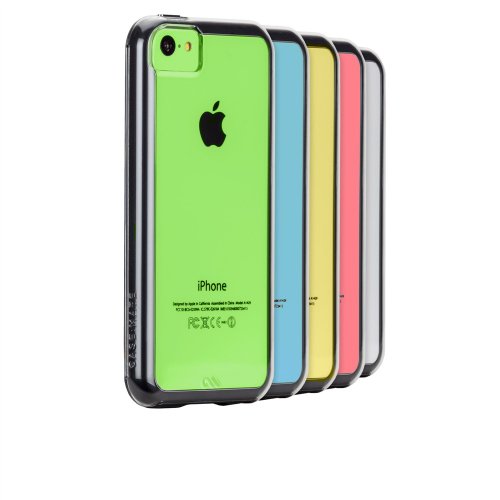 Case-Mate Naked Tough Case for Apple iPhone 5c - Retail Packaging - Clear/Black