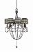 World Imports WI164821 Black A Conversation Piece Transitional 8 Light Up Lighting Ch...