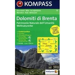 Gruppo di Brenta: Wandern, Rad und Skitouren. 1:50.000