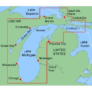 Garmin Bluechart Micro Sd Xus016R Lake Michigan