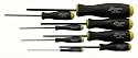 Bondhus 10632 Set of 8 Balldriver Screwdrivers, ProGuard Finish, sizes .050-5/32-Inch
