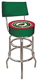 NHL Minnesota Wild Padded Bar Stool with Back