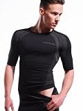 Nebulus Body-Fit Q111 - Maillot ski manches courtes homme - Noir - L