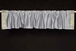 Gray Sari Rod Pocket / Pole Top Valance - Pair