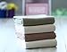 Fina Ultra Absorbent Microfiber Waffle towel SET - ONE SET of Body(29 x 55) and Hair(19 x 39) Towel in COFFEE color ONLY. by FINA