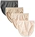 Ellen Tracy Women's 4 Pack Jacquard Dot Hi Cut Panty