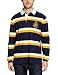 Tommy Hilfiger Herren 887803242/TONY STP RUGBY LS RF, Gr. 50 (M, Blau (PEACOAT/SNOW WHITE/SUNFLOWER 409)