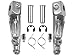 TCMT Front Motorcycle Footpeg Footrest Set Fits For Kawasaki Ninja ZX6R ZX636 NINJA 2003-2023 ZX10R 2004-2010 ZX9R 1998-2003 Z1000 2007-2016 Z H2 2020-2023