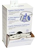 C-Clear 31 Pre-Moistened Respirator Alcohol Free Hygienic Cleaning Wipe Dispenser (Pack of 100)