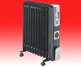 MICROMARK MM53581 OIL FILLED RADIATOR WITH 24 HR TIMER 2.5KW