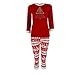 Forart Family Matching Christmas Pajamas Set Women Mens Baby Kids Sleepwear Nightwear