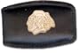 Chicago Blackhawks Gold Plated Leather Money Clip