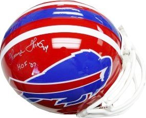 Thurman Thomas Autographed/Hand Signed Buffalo Bills Replica Mini Helmet HOF 07